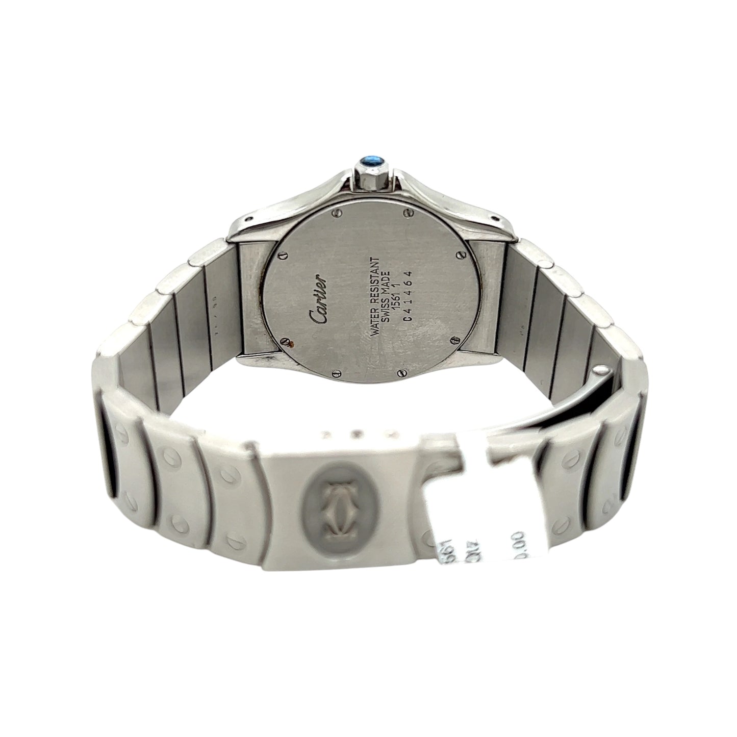 Cartier Santos Ronde 1561 - 29mm Stainless Steel, White Dial