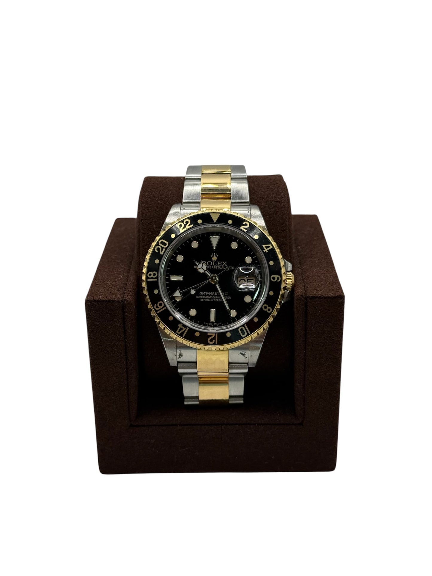 Rolex GMT-Master II 16713T - 40mm Two Tone, Black Dial (F Serial, 2003)