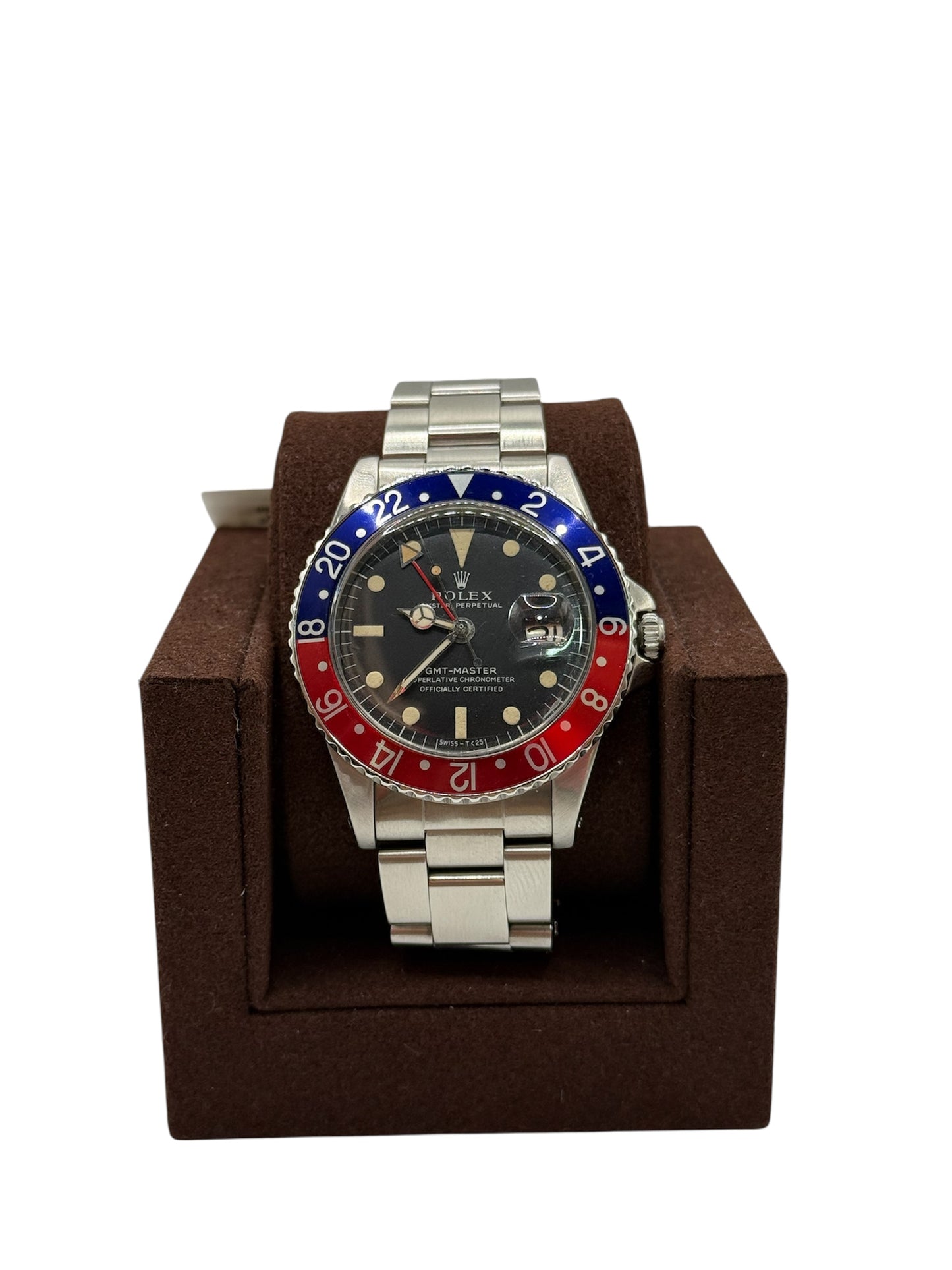 GMT Master Pepsi 1675 - 40mm Stainless Steel, Black Dial