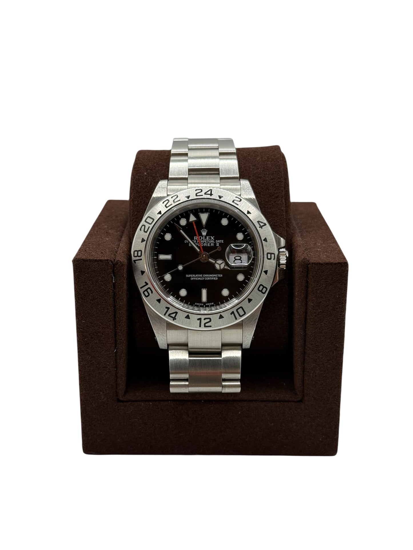 Explorer II 16570 - 40mm Stainless Steel, Black Dial (P Serial, 2002)