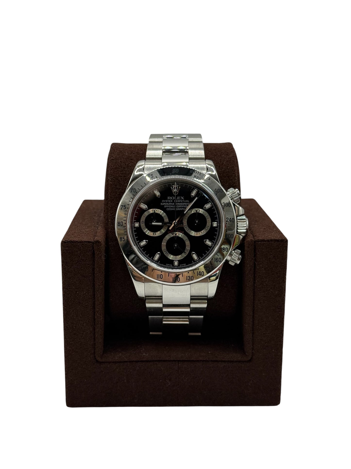 Daytona 116520 - 40mm Stainless Steel, Black Dial, New Old Stock (D Serial, 2006)
