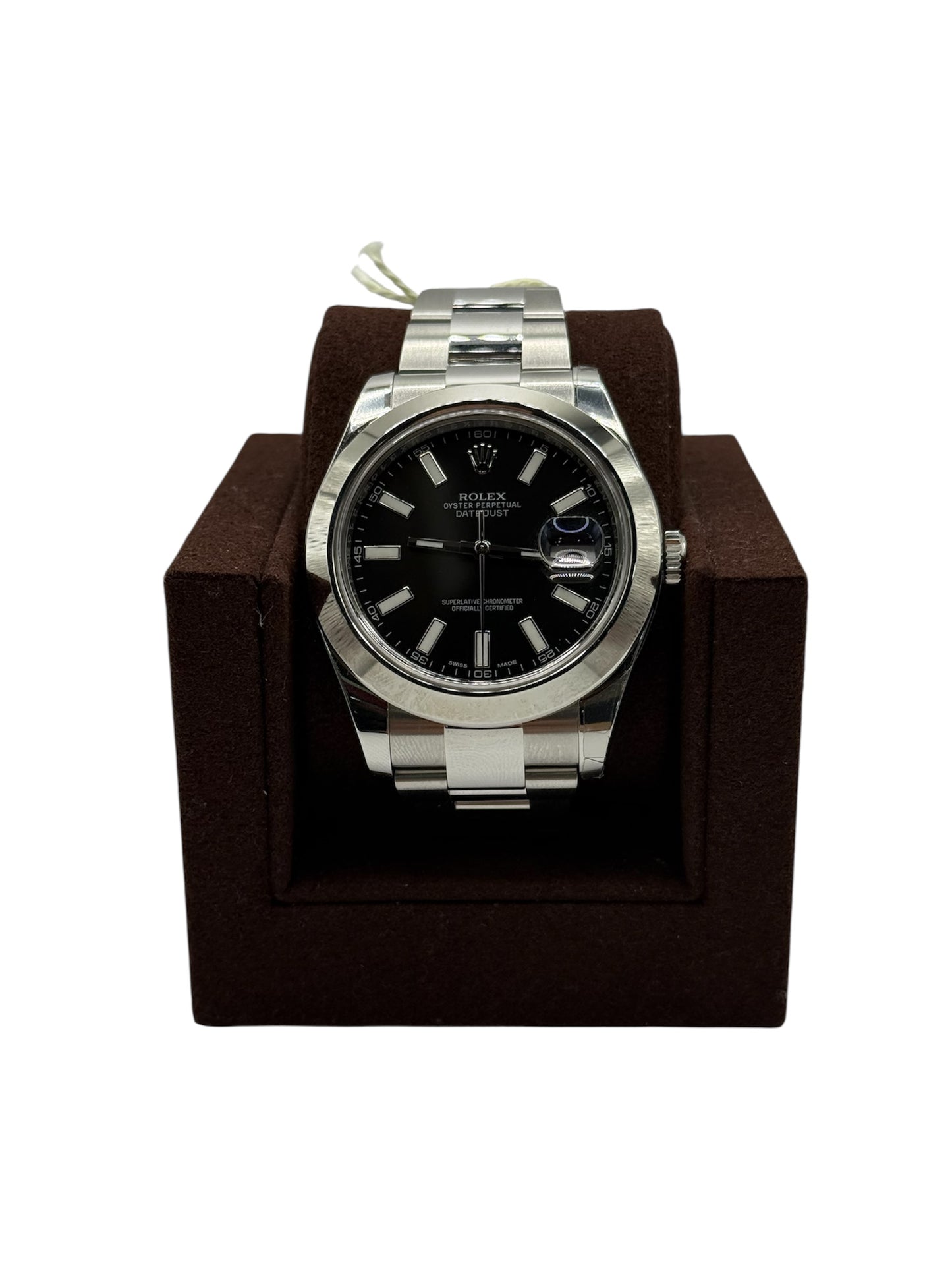 Datejust 41 116300 - Black Dial - 41mm Stainless Steel - (2015)