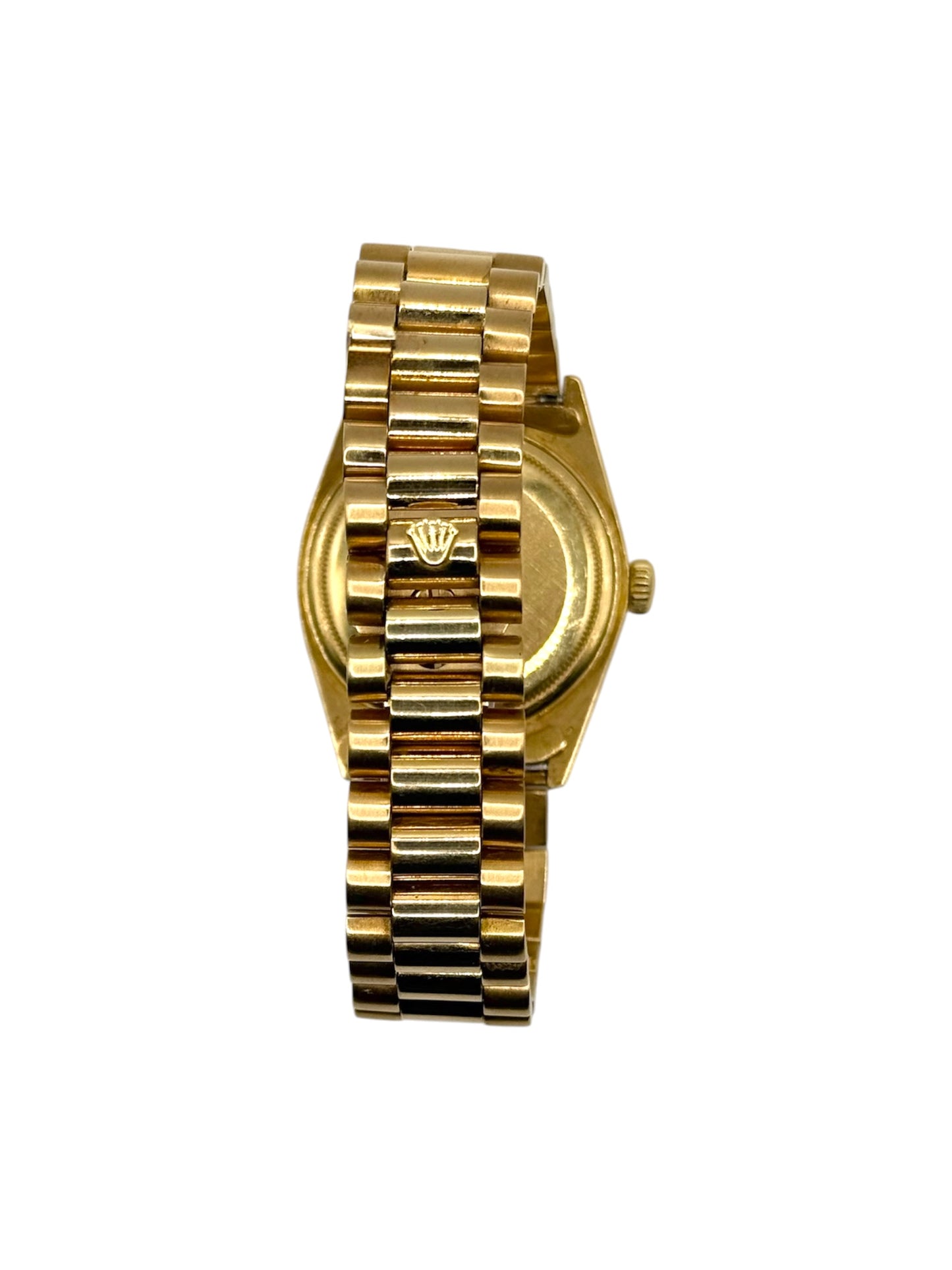 Rolex Day Date 36 (18038, 8 Million Serial) - Custom Champagne Roman Diamond Dial, Italian Bracelet