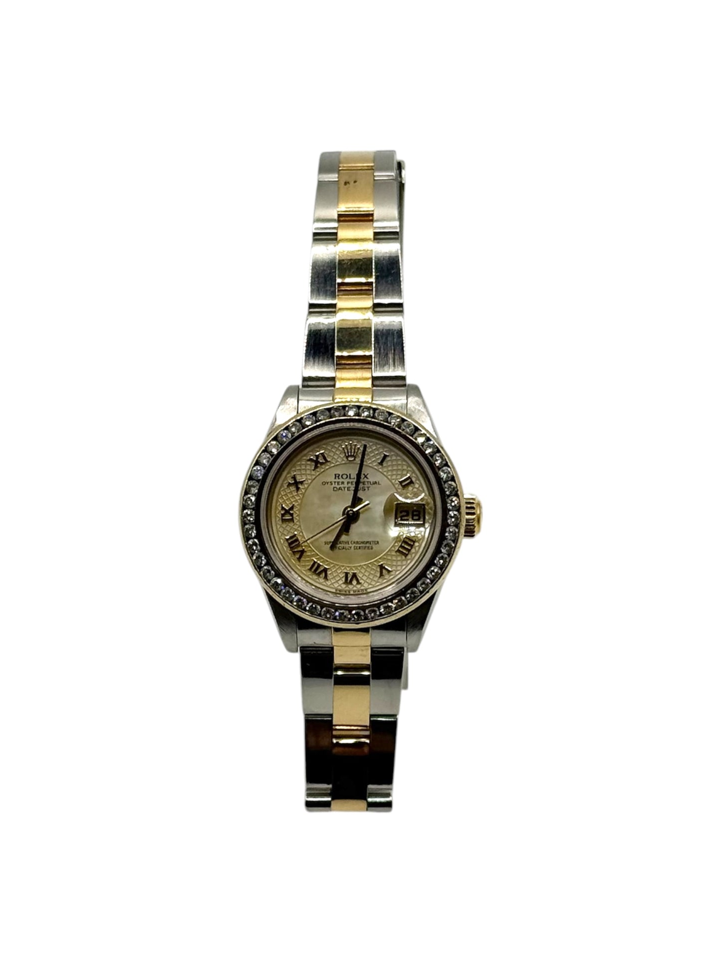 Rolex 2-Tone Datejust 26 (79173, A Serial) - Champagne Roman Dial