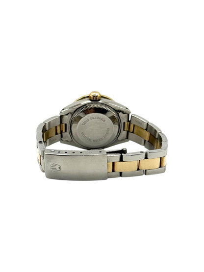 Rolex 2-Tone Datejust 26 (6917, 7 Million Serial) - Custom Blue Diamond Dial