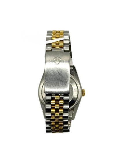 Rolex 2-Tone Datejust 36 (16233, W Serial) - White Anniversary Dial
