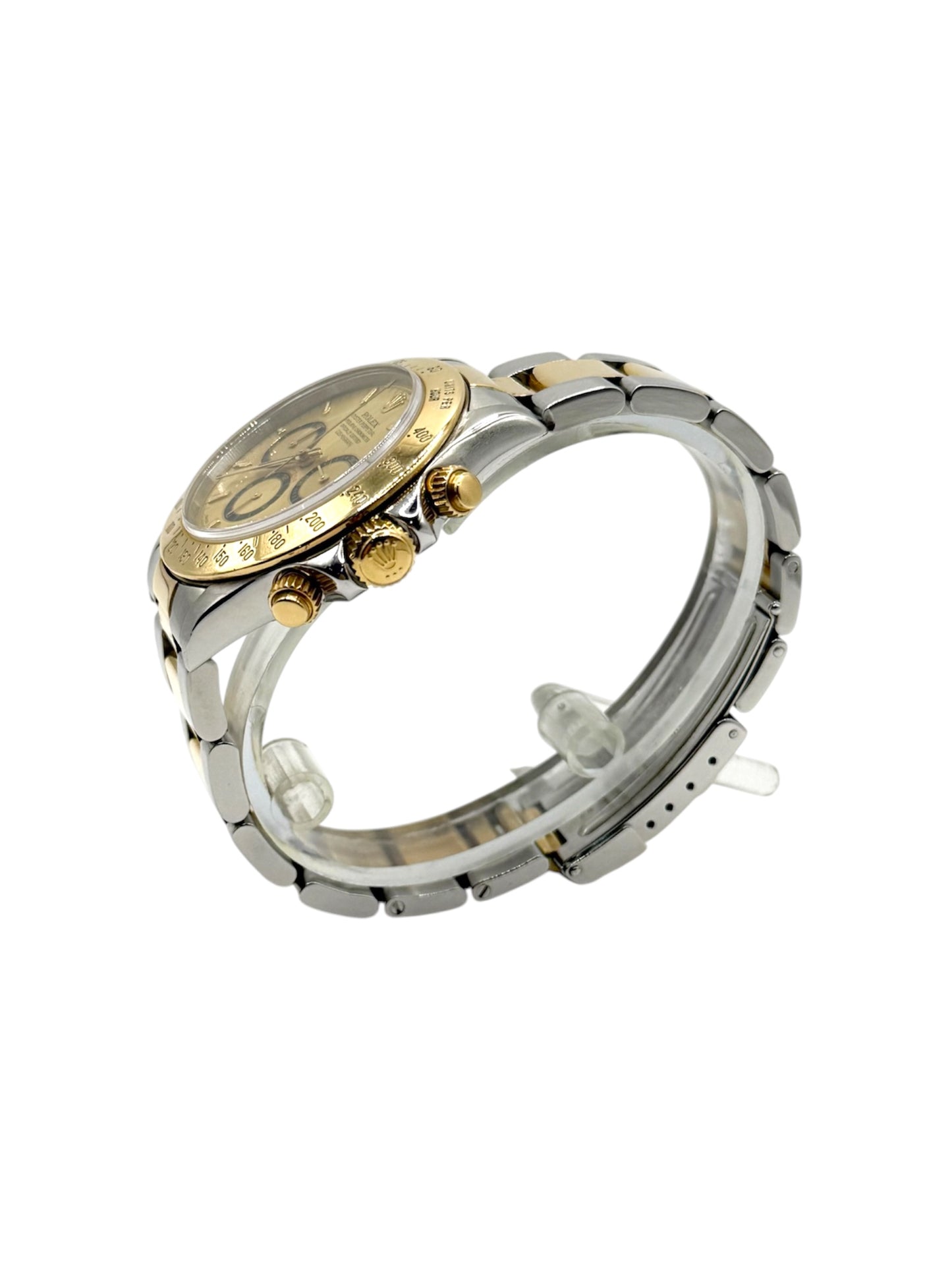 Rolex 2-Tone Daytona Zenith (16523, W Serial) - Champagne Dial
