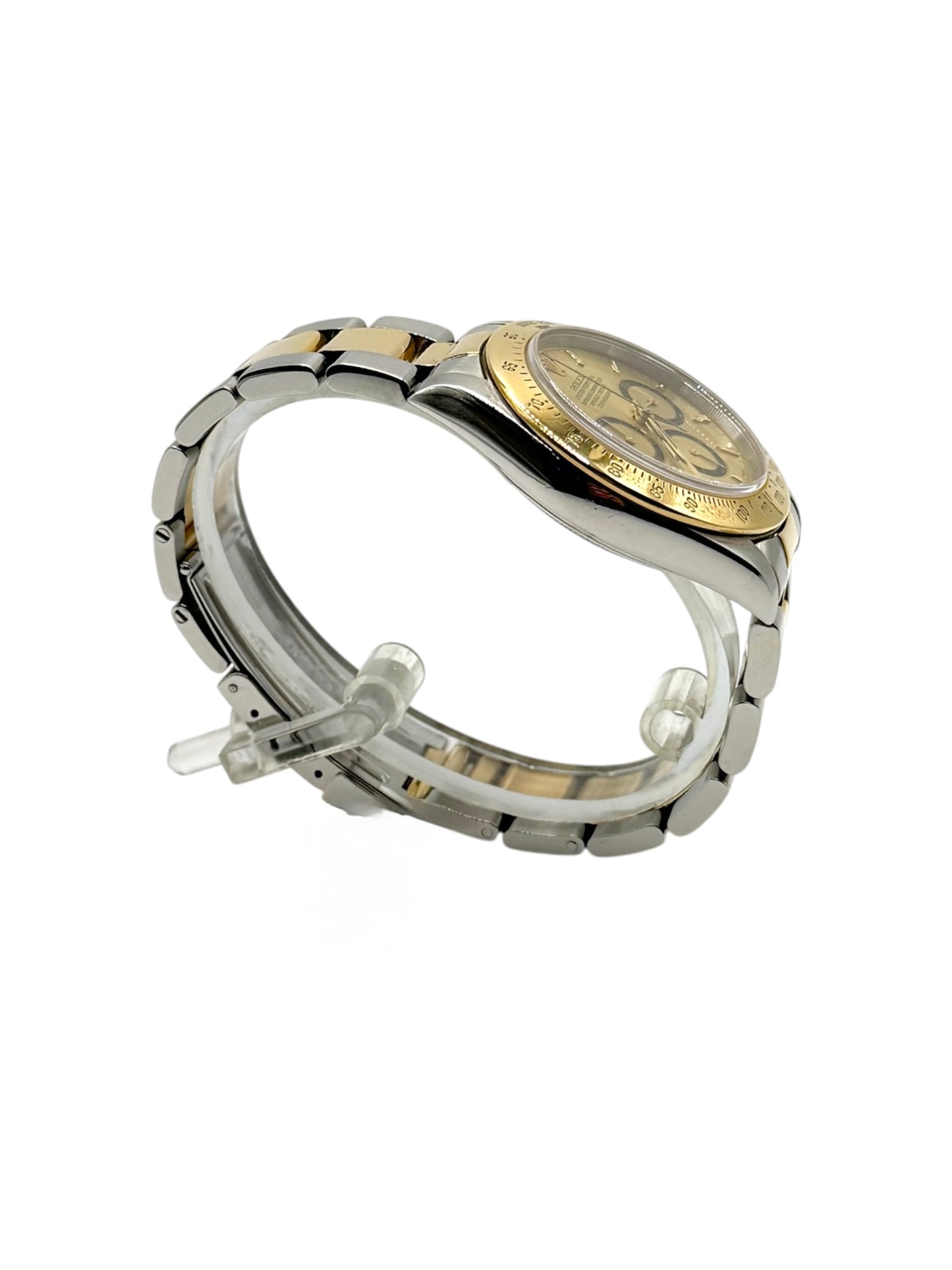 Rolex 2-Tone Daytona Zenith (16523, W Serial) - Champagne Dial