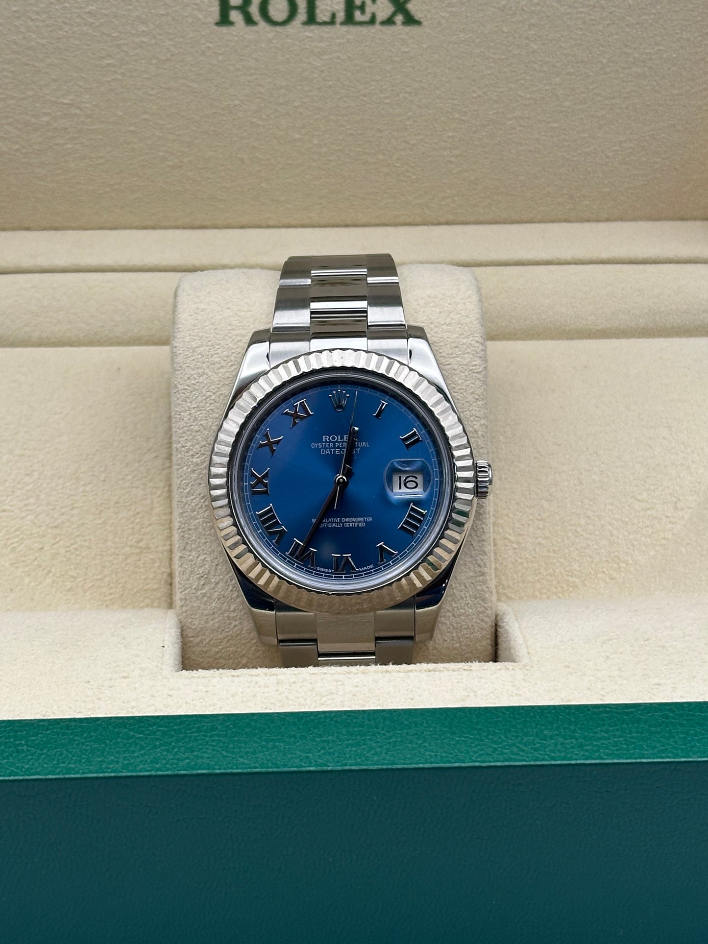 Rolex Datejust 126334 - Blue Roman Dial, Stainless Steel, Oyster Bracelet