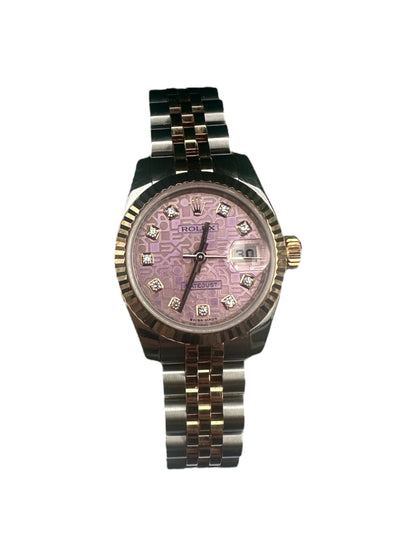 Rolex Lady-Datejust 179171 - Two-Tone Rose Gold, Pink Jubilee Dial