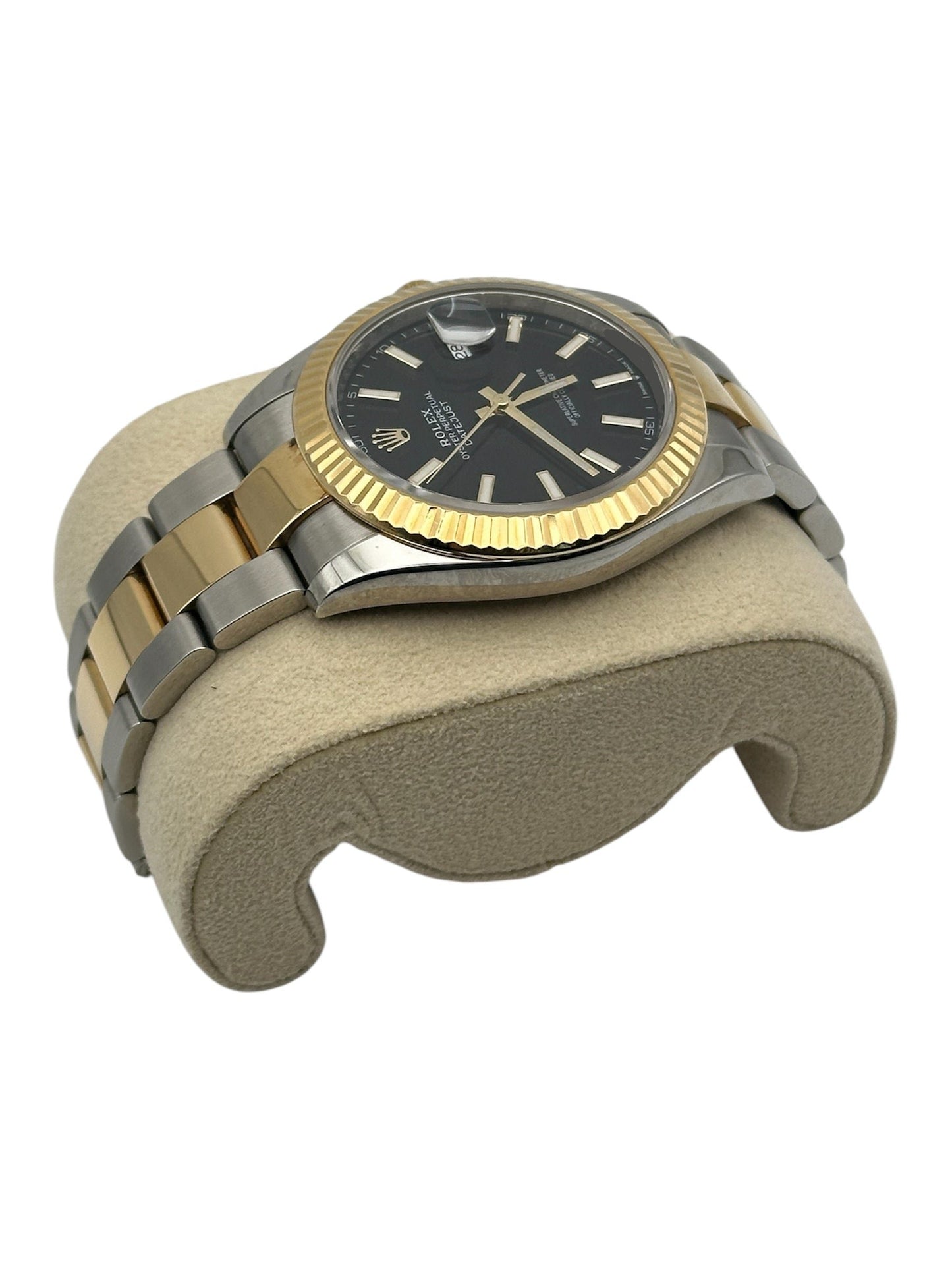 Rolex Datejust 126333 - Yellow Gold & Stainless Steel Black Dial Oyster