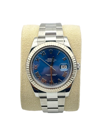 Rolex Datejust 126334 - Blue Roman Dial, Stainless Steel, Oyster Bracelet