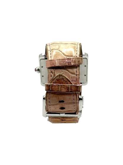 Cartier Divan Mother of Pearl Dial - (2600)