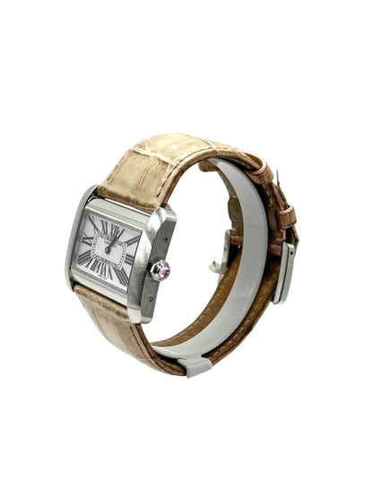 Cartier Divan Mother of Pearl Dial - (2600)