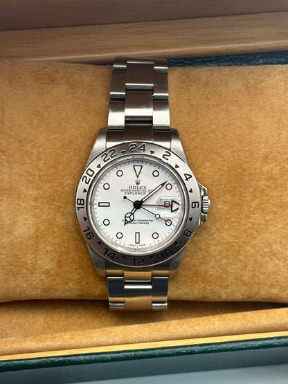 Rolex Explorer II 16570 - White "Polar" Dial