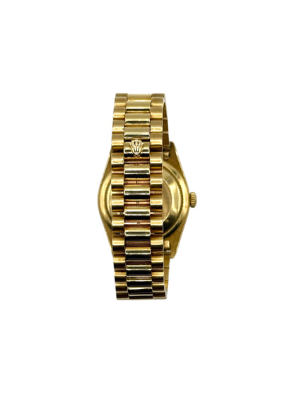 Rolex Day Date 36 (18238, X Serial) - Custom Champagne Diamond Dial