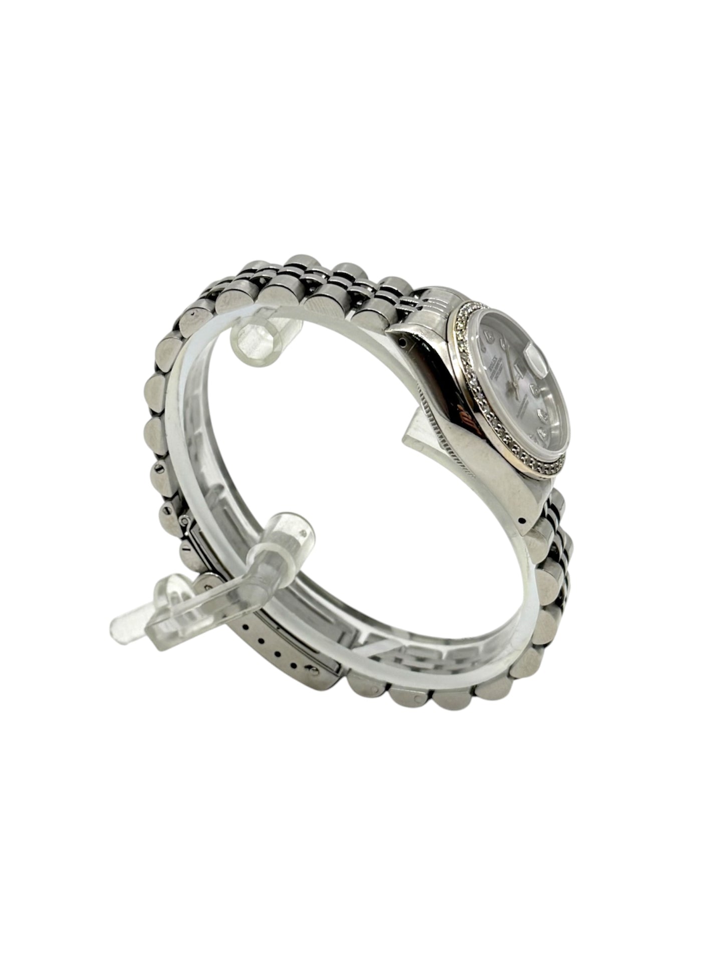 Rolex Datejust 26 (69240, X Serial) - Custom Mother of Pearl Diamond Dial, Custom Diamond Bezel