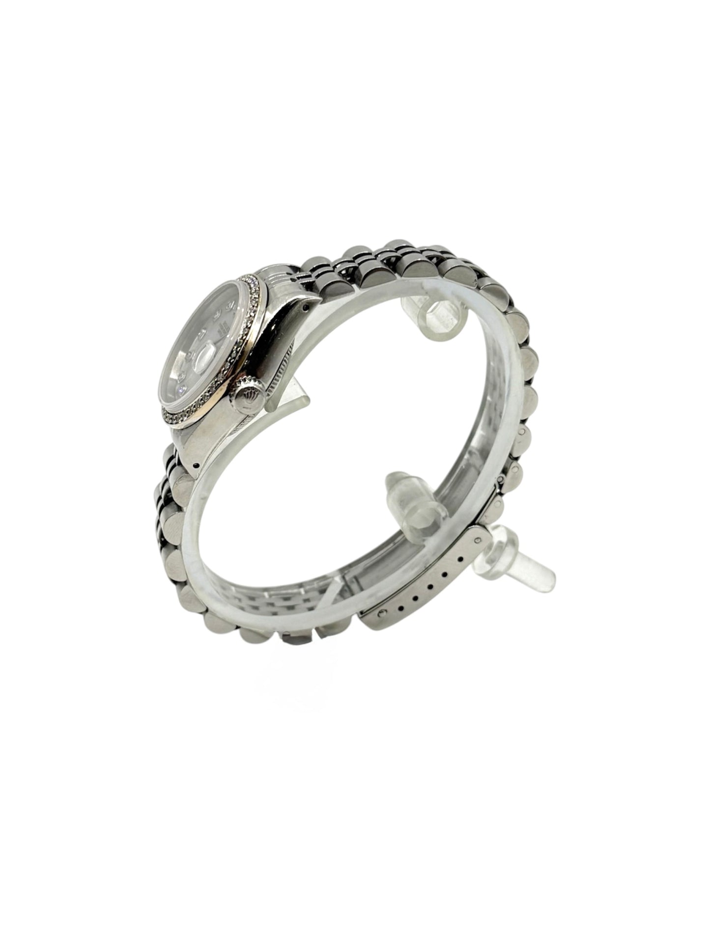 Rolex Datejust 26 (69240, X Serial) - Custom Mother of Pearl Diamond Dial, Custom Diamond Bezel