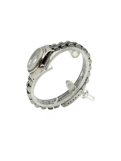 Rolex Datejust 26 (69240, X Serial) - Custom Mother of Pearl Diamond Dial, Custom Diamond Bezel