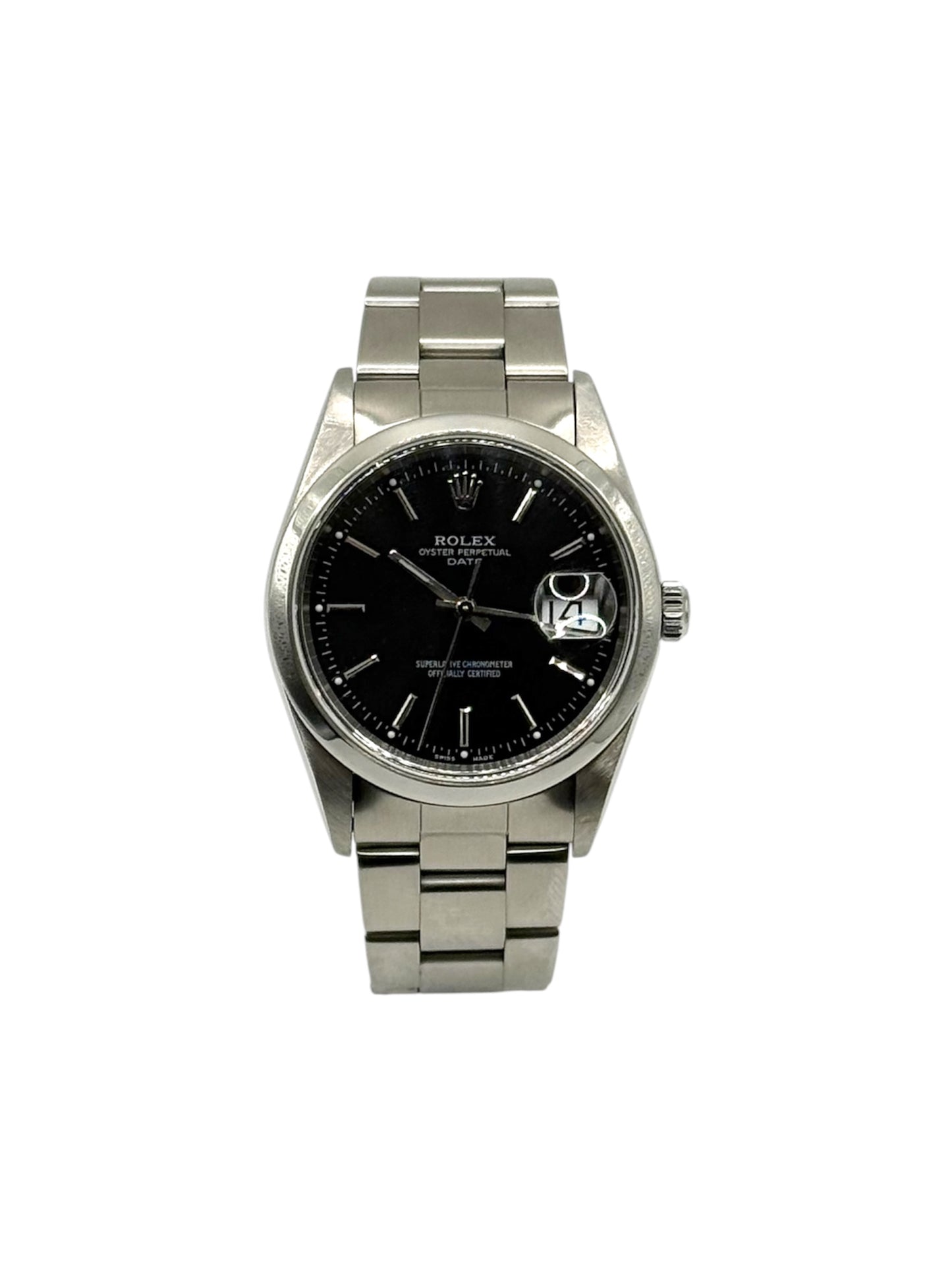 Rolex Date 34 (15200, K Serial) - Black Dial