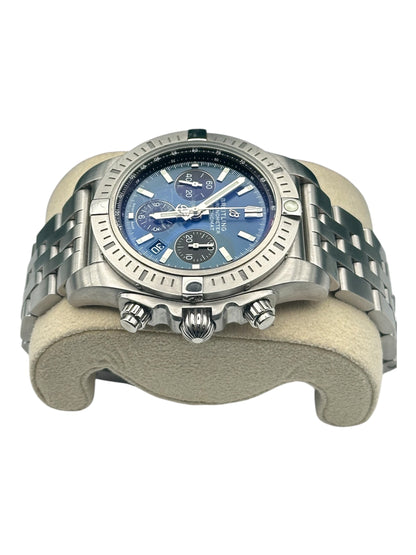 Breitling Chronomat AB0115 - 44MM Stainless Steel, Blue Dial