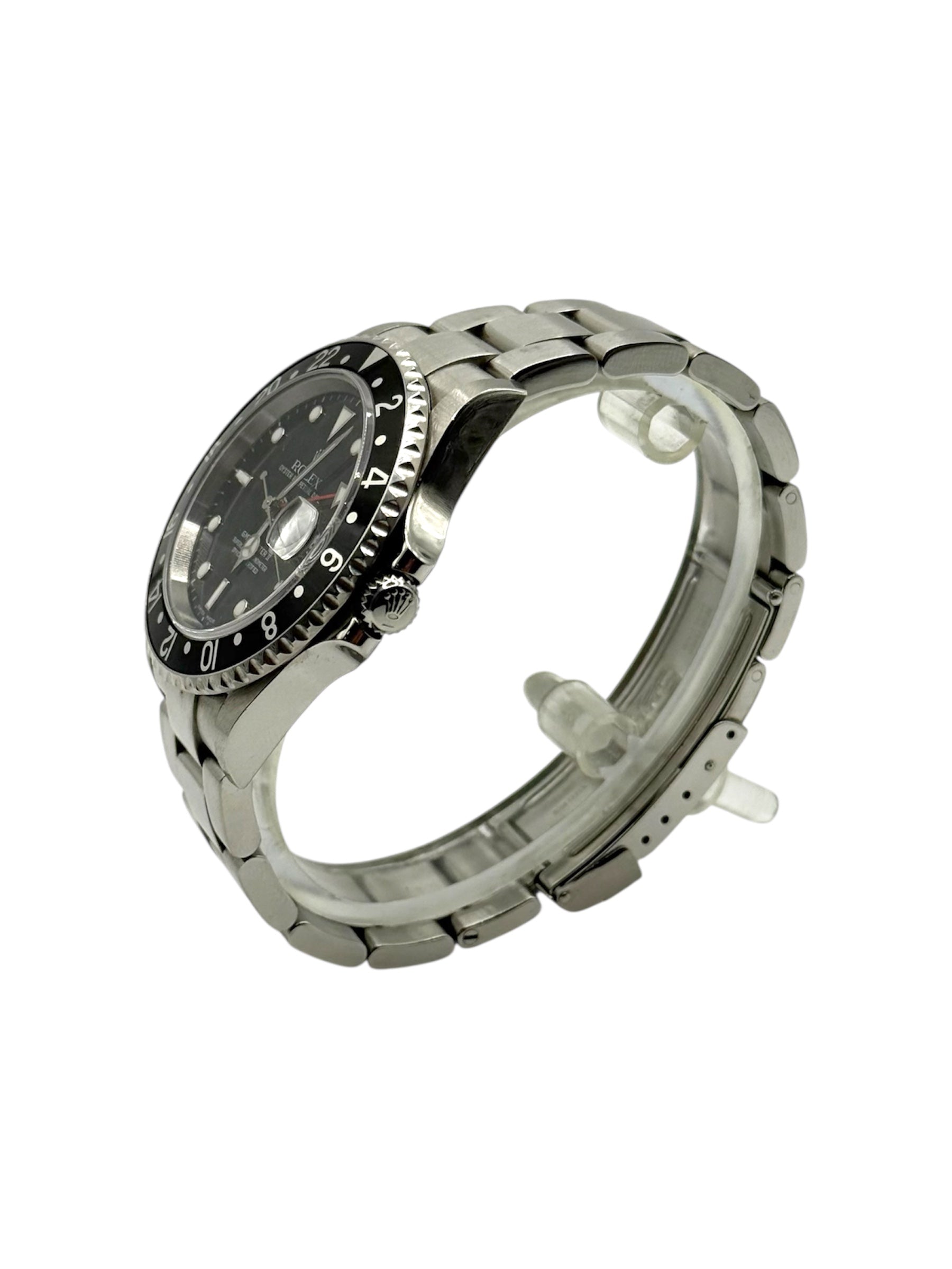 GMT-Master II Black Bezel Black Dial, 2006, box and paper, D-serial 