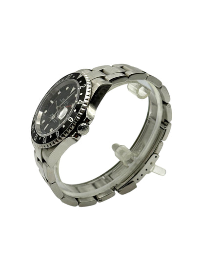 GMT-Master II Black Bezel Black Dial, 2006, box and paper, D-serial 