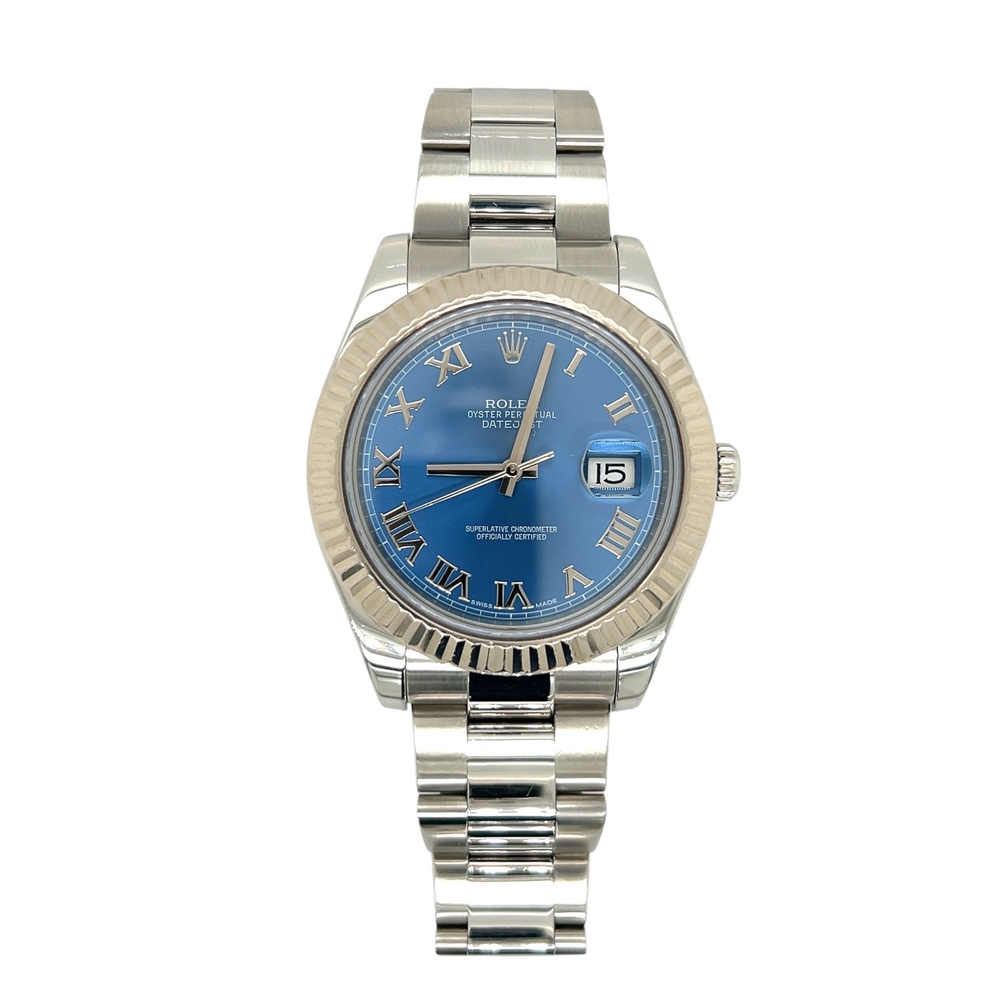 Rolex Datejust 126334 - Blue Roman Dial, Stainless Steel, Oyster Bracelet