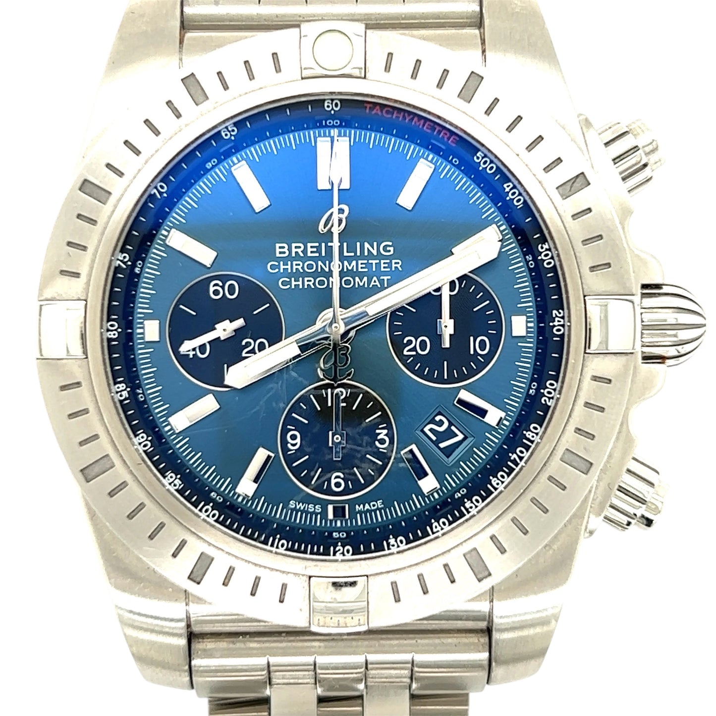 Breitling Chronomat AB0115 - 44MM Stainless Steel, Blue Dial