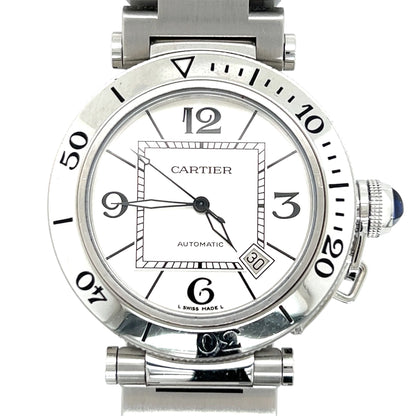 Cartier Pasha Seatimer 2790 - 40mm Stainless Steel, White Dial