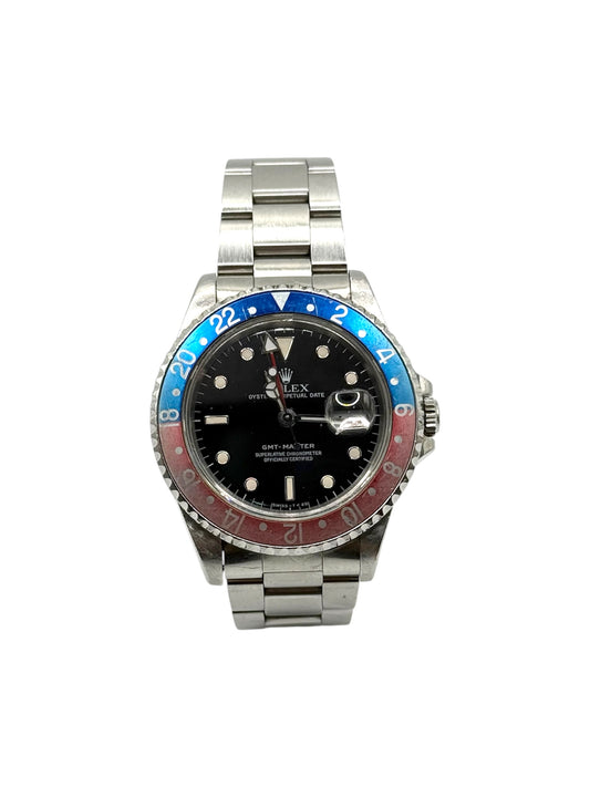 Rolex GMT-Master Faded Pepsi 16700 - 40mm Stainless Steel, Black Dial (E Serial, 1991)