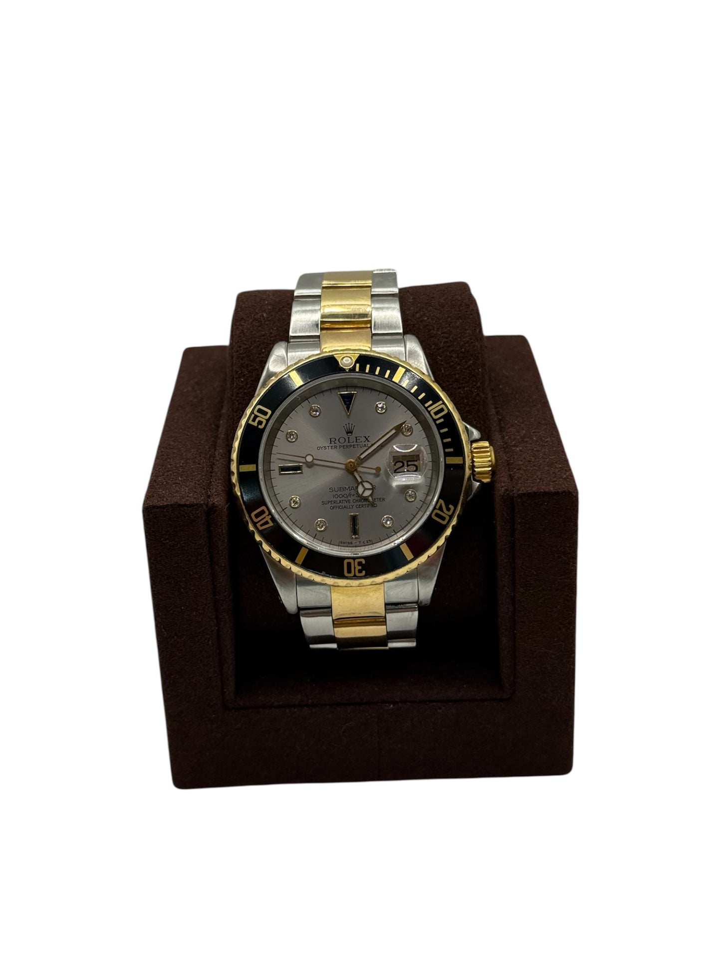 Rolex Submariner Date Serti 16613 - 40mm Two Tone, Blue Dial (A Serial, 1999)