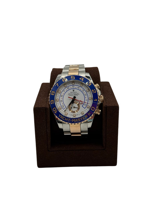 Rolex Yacht Master II 116681 - 44mm Two Tone Rose Gold, White Dial (2015)