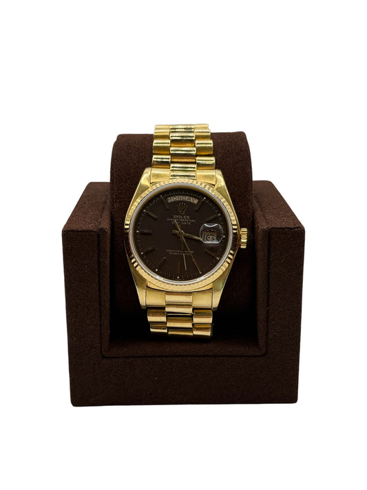 Rolex Day-Date President 1803 - 36mm Brown Dial, Non Quick (1974)(Vintage)