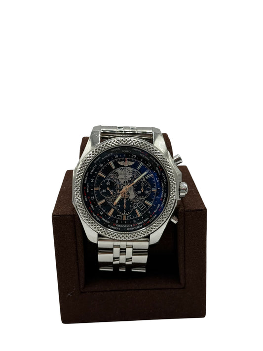 Breitling Bentley B05 Unitime AB0521 - 49mm Black Dial - Stainless Steel