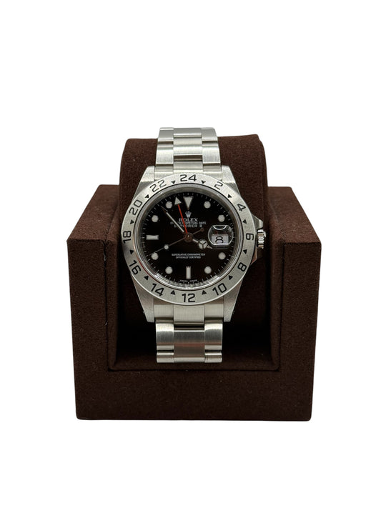 Explorer II 16570 - 40mm Stainless Steel, Black Dial (P Serial, 2002)