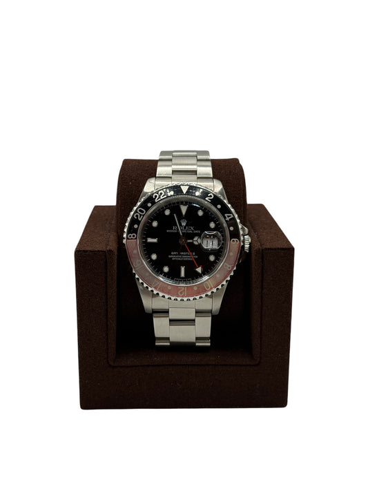 Rolex GMT-Master II Faded Coke 16710 - 40mm Stainless Steel, Black Dial (U Serial, 1997)