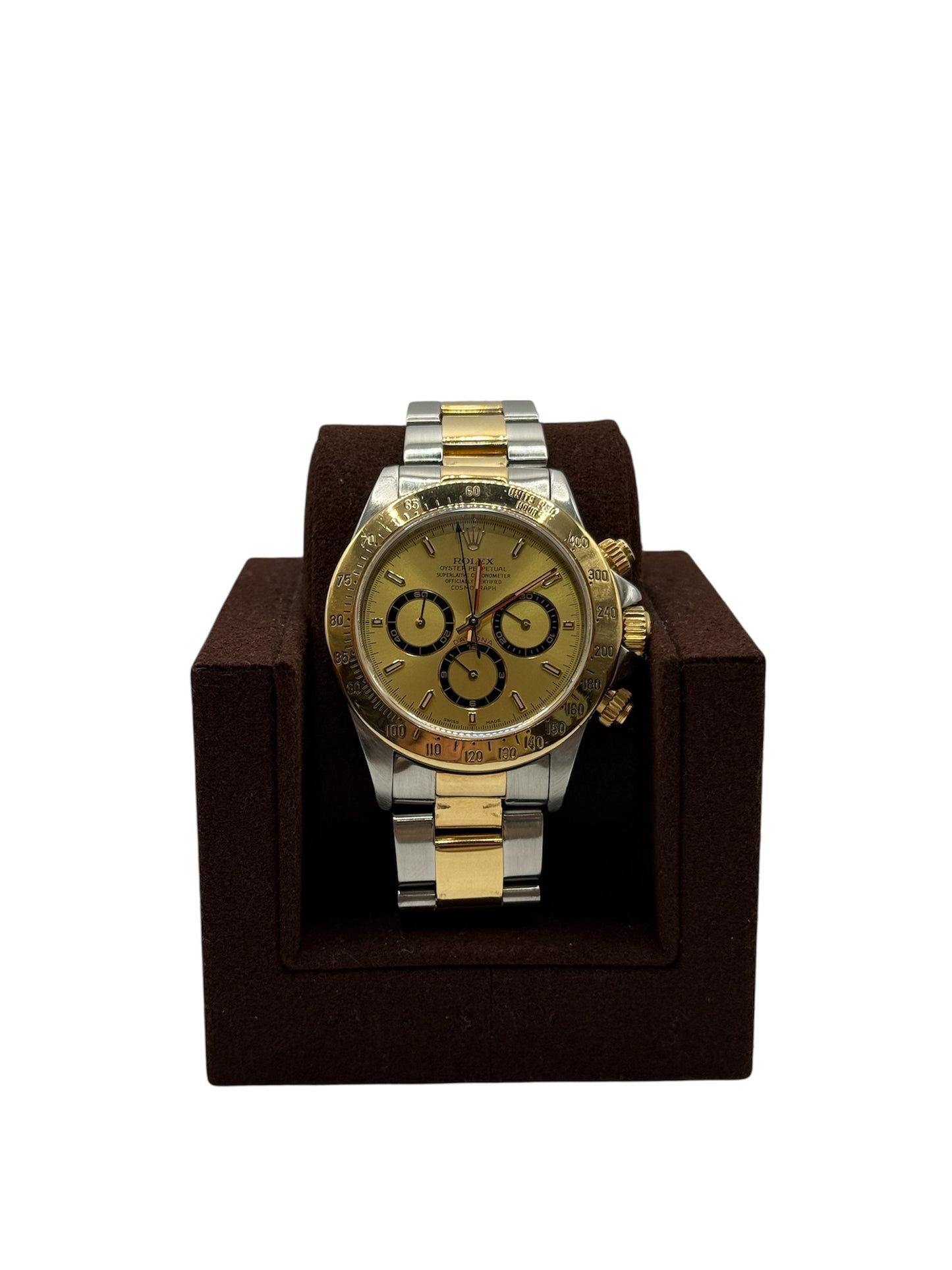 Rolex Daytona 16523 - 40mm Two Tone, Champagne Dial (W Serial, 1996)