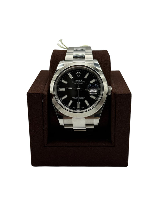 Datejust 41 116300 - Black Dial - 41mm Stainless Steel - (2015)