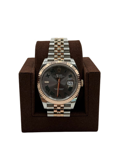 Two Tone Rose Gold Datejust 41 - Wimbledon Dial - (2022)