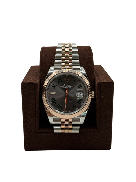 Two Tone Rose Gold Datejust 41 - Wimbledon Dial - (2022)