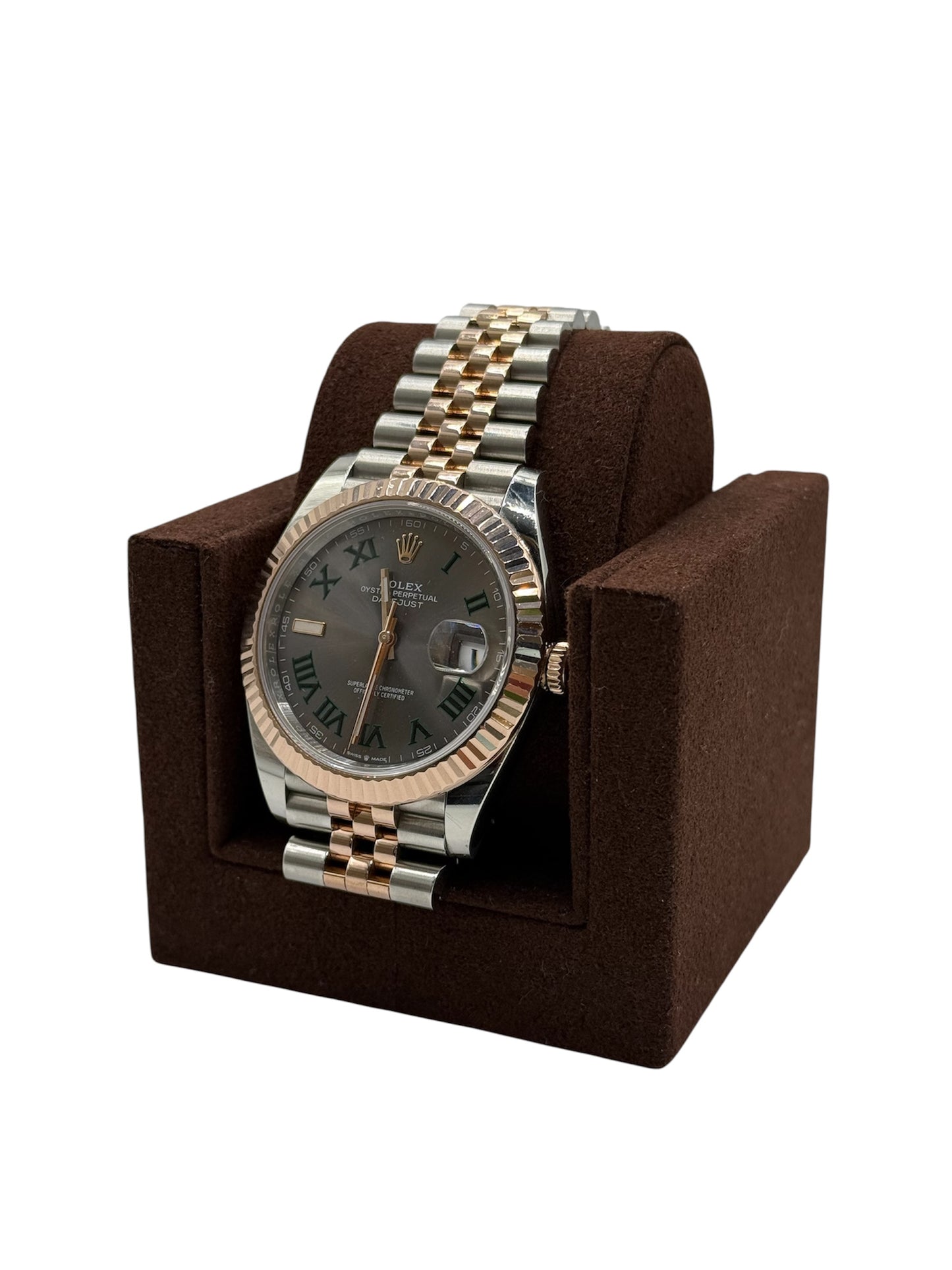 Two Tone Rose Gold Datejust 41 - Wimbledon Dial - (2022)