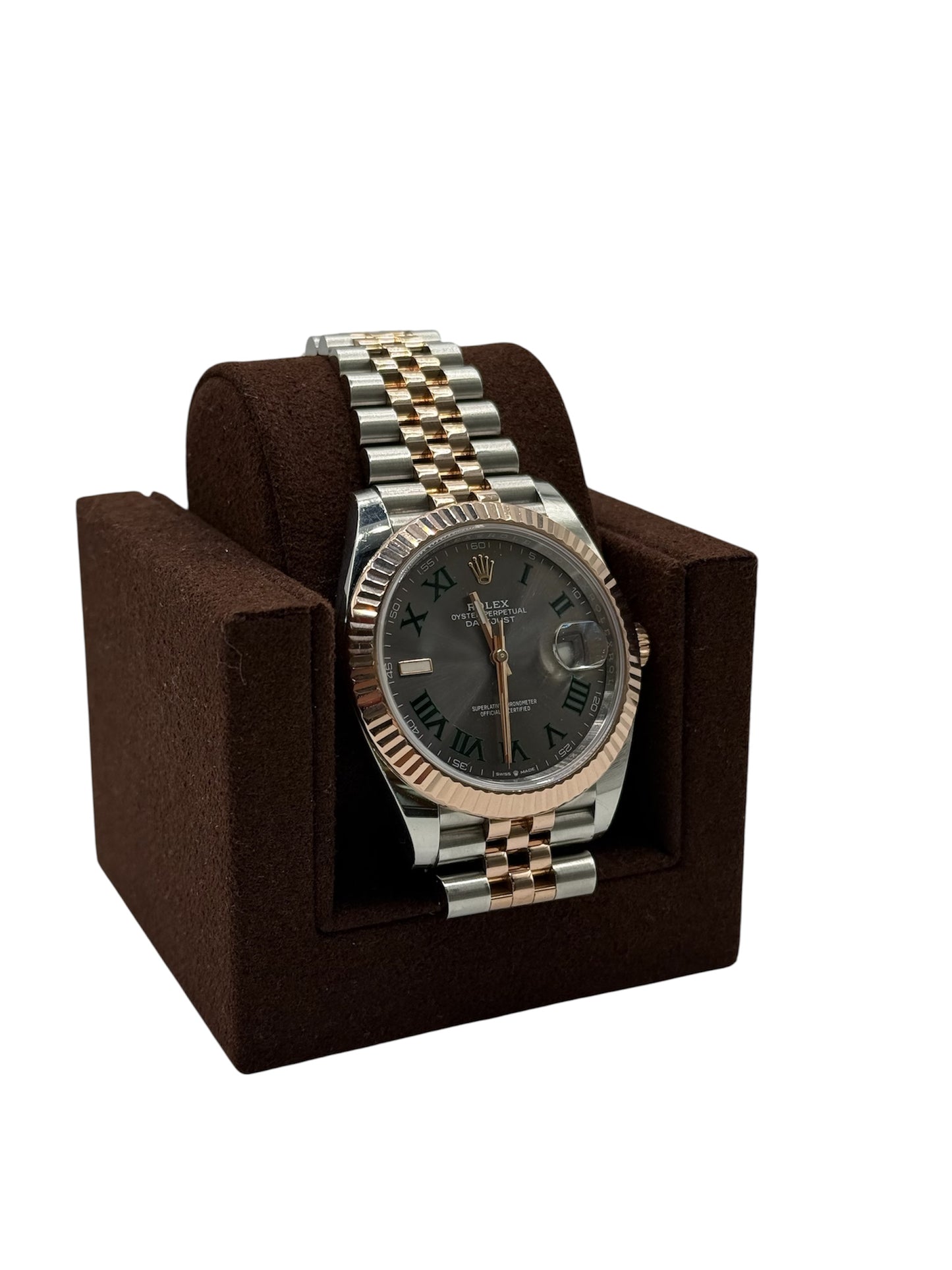 Two Tone Rose Gold Datejust 41 - Wimbledon Dial - (2022)