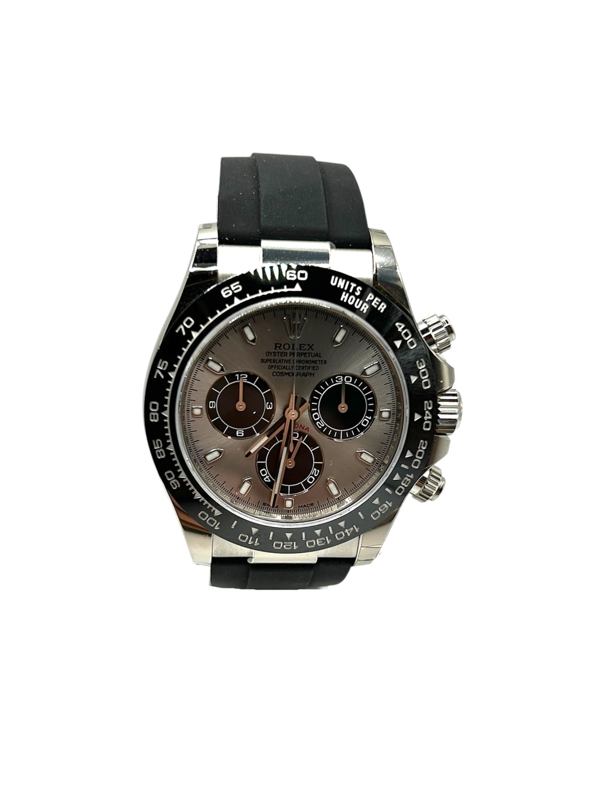 Rolex White Gold Oysterflex Daytona Ghost (116519LN)
