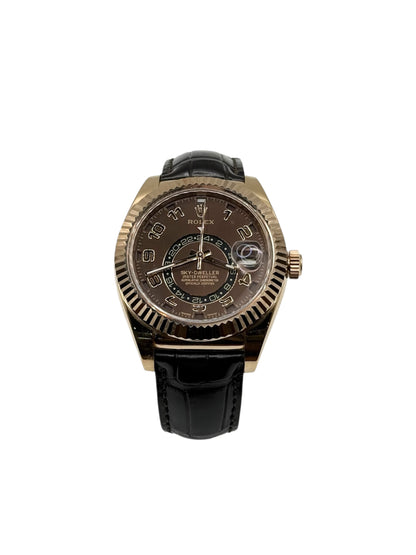Rolex Sky-Dweller Rose Gold (326135) - Chocolate Arabic Dial