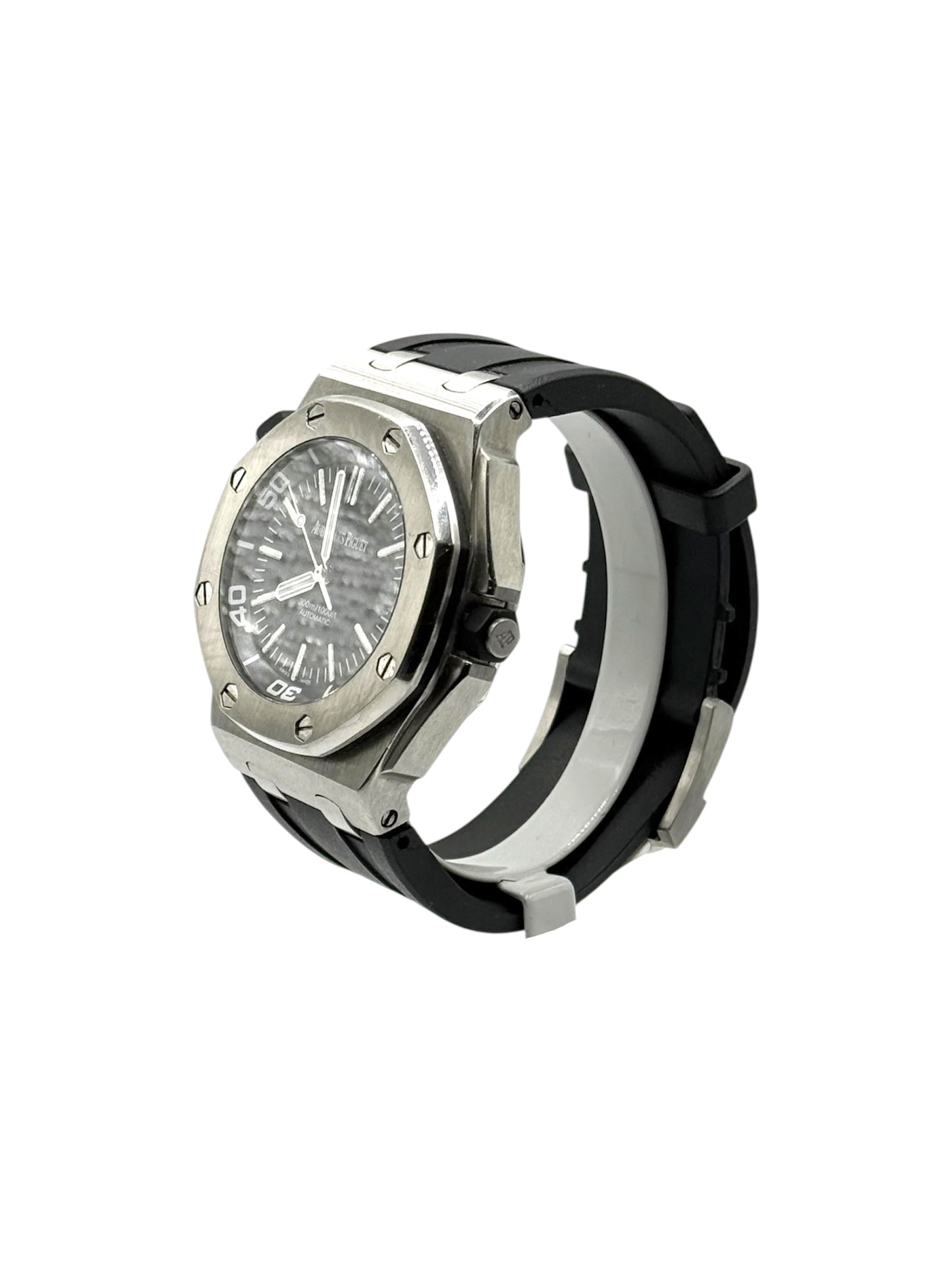 Audemars Piguet Royal Oak Offshore Diver 15710ST.OO.A002CA.01 - 42mm Stainless Steel, Black Mega Tapisserie Dial