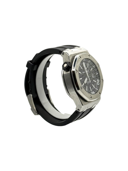 Audemars Piguet Royal Oak Offshore Diver 15710ST.OO.A002CA.01 - 42mm Stainless Steel, Black Mega Tapisserie Dial