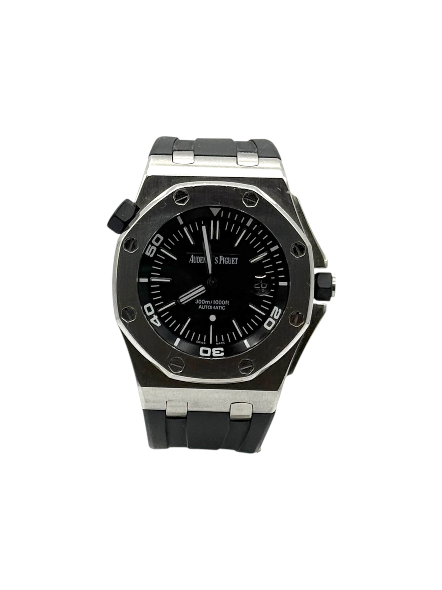Audemars Piguet Royal Oak Offshore Diver 15710ST.OO.A002CA.01 - 42mm Stainless Steel, Black Mega Tapisserie Dial