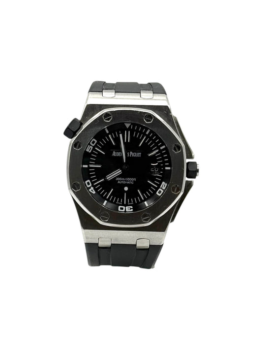 Audemars Piguet Royal Oak Offshore Diver 15710ST.OO.A002CA.01 - 42mm Stainless Steel, Black Mega Tapisserie Dial