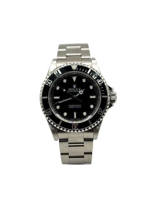 Rolex Submariner 14060M no date black dial 40mm stainless steel 2006 Z serial watch